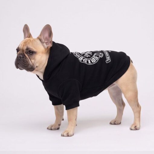 Paws Circle Gothic Heart Cross Dog Hoodie product detail
