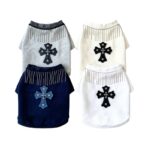 Fringed Cross Dog Sweatshirt