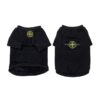 Paws Circle Compass Badge Dog Sweatshirt in Black