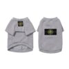 Paws Circle Compass Badge Dog Sweatshirt in Grey