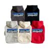 Paws Circle Adventure Mountain Logo Dog Hoodie flat lay showing available options